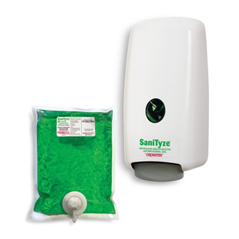 DTB sanityzewall mounted dispenser proporciona una aplicación previamente medida para minimizar el desperdicio