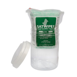 SATWIPES® Hand Scrubber Paños Limpiadores para Manos