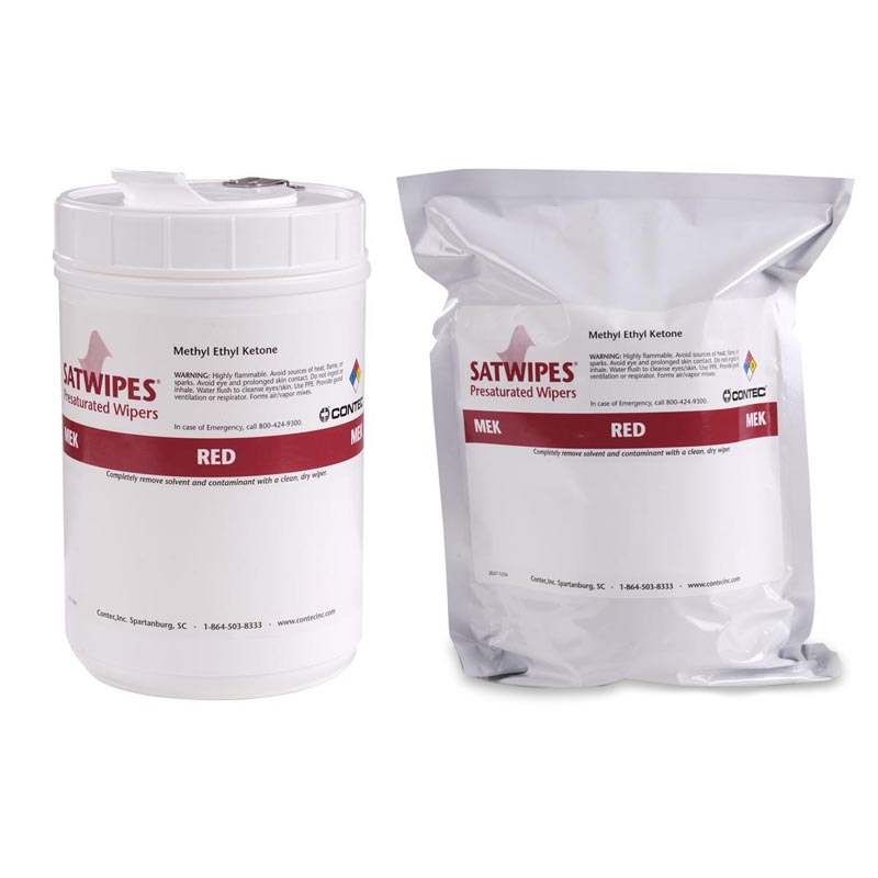 Paños SATWIPES® Presaturados con MEK