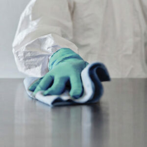 PHARMAAPPS® Guantes de Nitrilo Verde Estériles sin Polvo